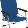 Bo-Camp Copa Rio Strandstoel - Opvouwbaar - Beach - Ocean (blauw) -Buiten Kamperen 852x1200