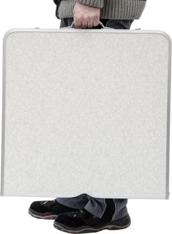 Inklapbare, In Hoogte Verstelbare Campingtafel 120x60x70cm Incl. 4 Inklapbare Krukken Campingtafel S -Buiten Kamperen 883x1200