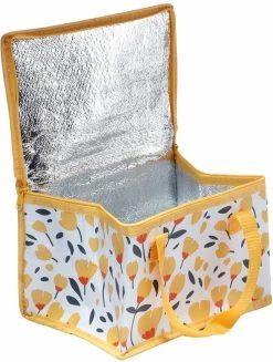 Kleine Lunch/sixpack Koeltas - Boterbloem Print - 20 X 30 Cm - 12 L -Buiten Kamperen 906x1200