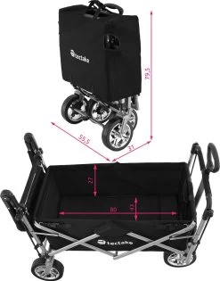Tectake - Opvouwbare Bolderwagen Handkar Nico Zwart - 403549 16 Tectake - Opvouwbare Bolderwagen Handkar Nico Zwart - 403549 -Buiten Kamperen 942x1200 2