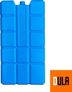 DULA Koelelementen - Blauw - 6 Stuks - 750 Gram - 20x10,5x4cm -Buiten Kamperen 942x1200
