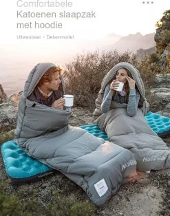 Naturehike® Slaapzak Katoen - 6 Tot 1 Graden - Slaapzakken Volwassenen - 220*80cm - 4 Seizoenen Slaapzak Lente, Zomer, Herfst & Winter - Lichtgewicht & Waterdicht -Buiten Kamperen 943x1200 1