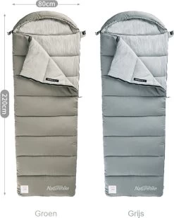 Naturehike® Slaapzak Katoen - 6 Tot 1 Graden - Slaapzakken Volwassenen - 220*80cm - 4 Seizoenen Slaapzak Lente, Zomer, Herfst & Winter - Lichtgewicht & Waterdicht -Buiten Kamperen 963x1200 3